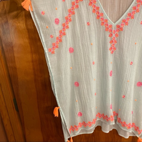 Lilly Pulitzer Sydney Caftan in Pool Blue - Picture 3 of 11